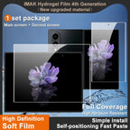 imak 4th Generation Screen Hydrogel Film Protector, Main Screen + Second Screen 1 Set