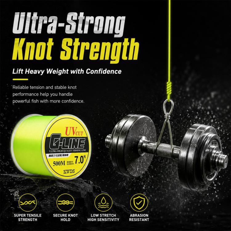500m High Strength Nylon Monofilament Fishing Main Line