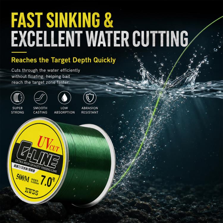 500m High Strength Nylon Monofilament Fishing Main Line