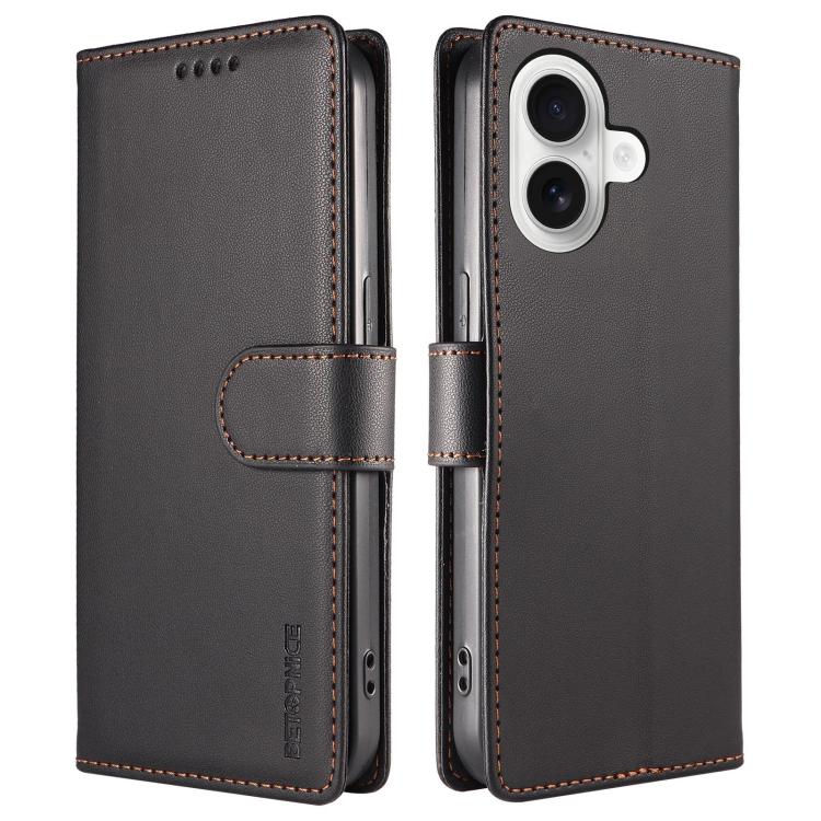BETOPNICE Pearlescent RFID Vegan Leather Phone Case with Strap