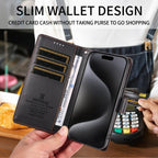 BETOPNICE Pearlescent RFID Vegan Leather Phone Case with Strap
