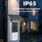 HC-002 Outdoor Solar Panel Charging Rain Cover Suitable For 013D Video Doorbell — view 5