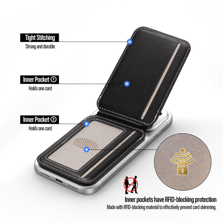 DUX DUCIS ERH Series Business Style Multi-Function RFID Magnetic Wallet Card Holder — view 7