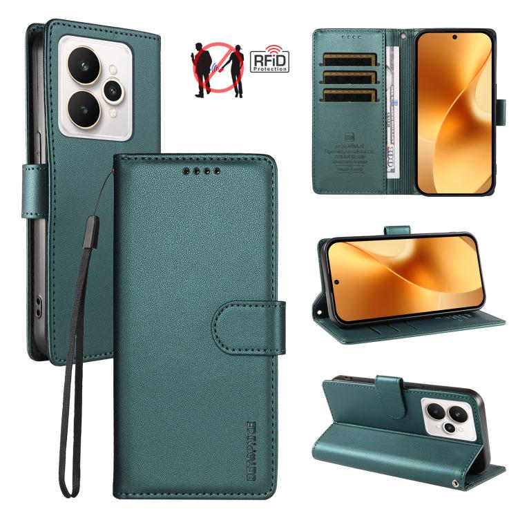 BETOPNICE Pearlescent RFID Vegan Leather Phone Case with Strap — view 57