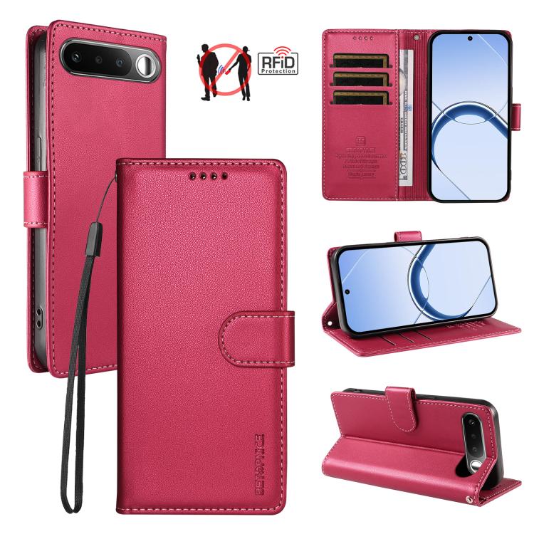 BETOPNICE Pearlescent RFID Vegan Leather Phone Case with Strap — view 25