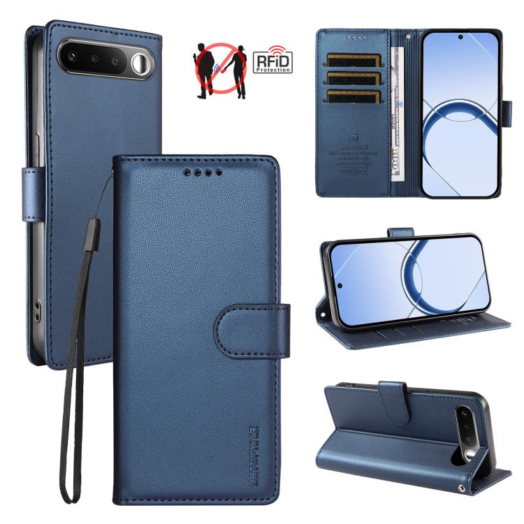 BETOPNICE Pearlescent RFID Vegan Leather Phone Case with Strap — view 26