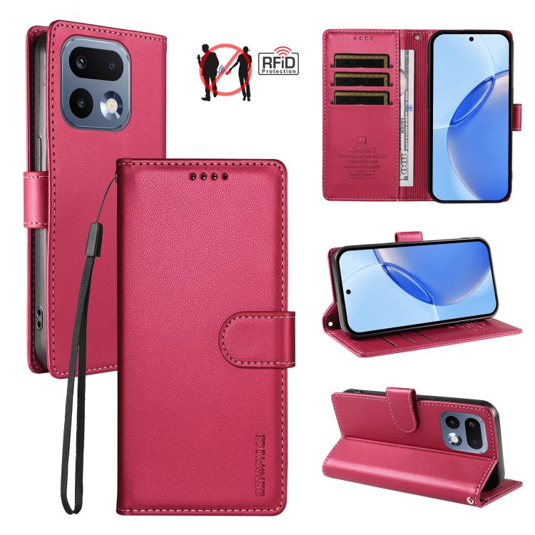 BETOPNICE Pearlescent RFID Vegan Leather Phone Case with Strap — view 35