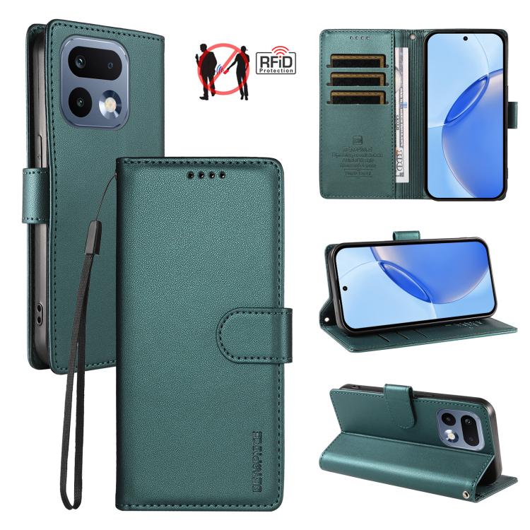 BETOPNICE Pearlescent RFID Vegan Leather Phone Case with Strap — view 37