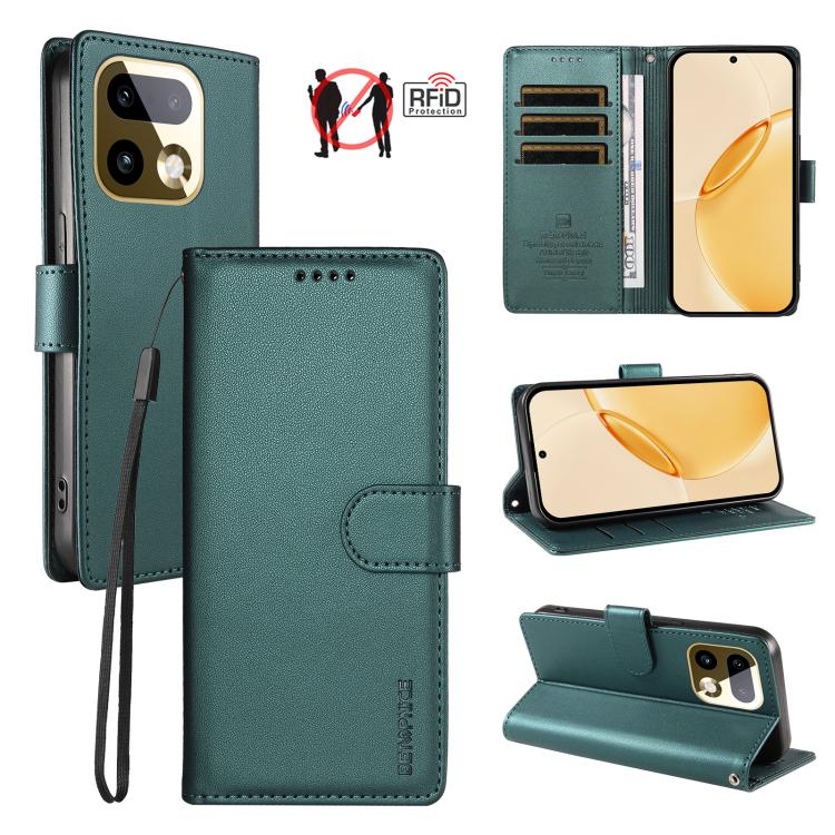 BETOPNICE Pearlescent RFID Vegan Leather Phone Case with Strap — view 32