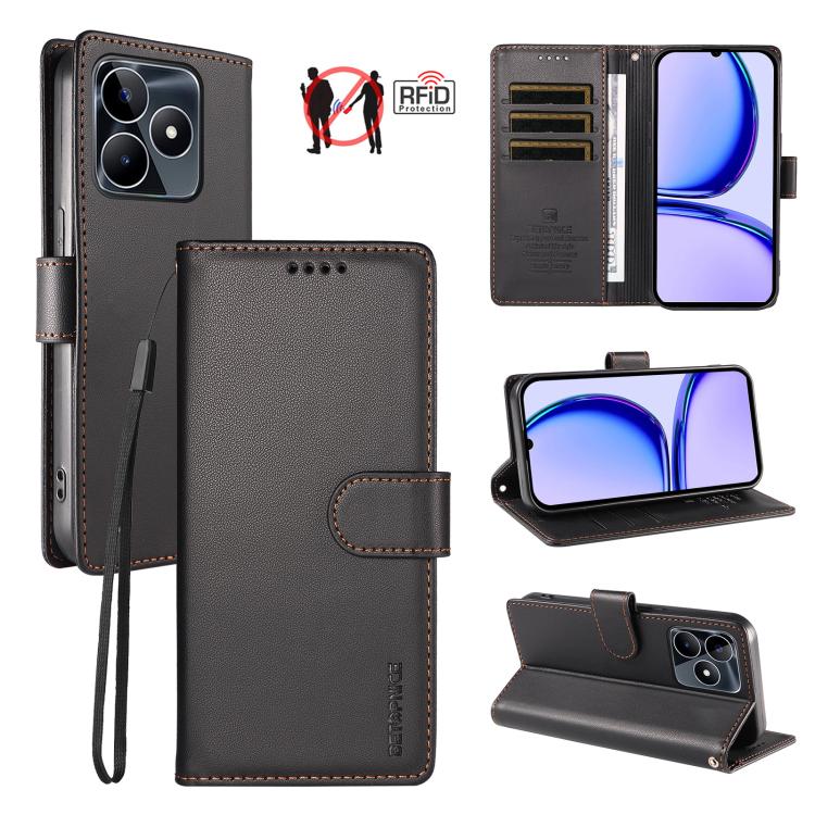 BETOPNICE Pearlescent RFID Vegan Leather Phone Case with Strap — view 64