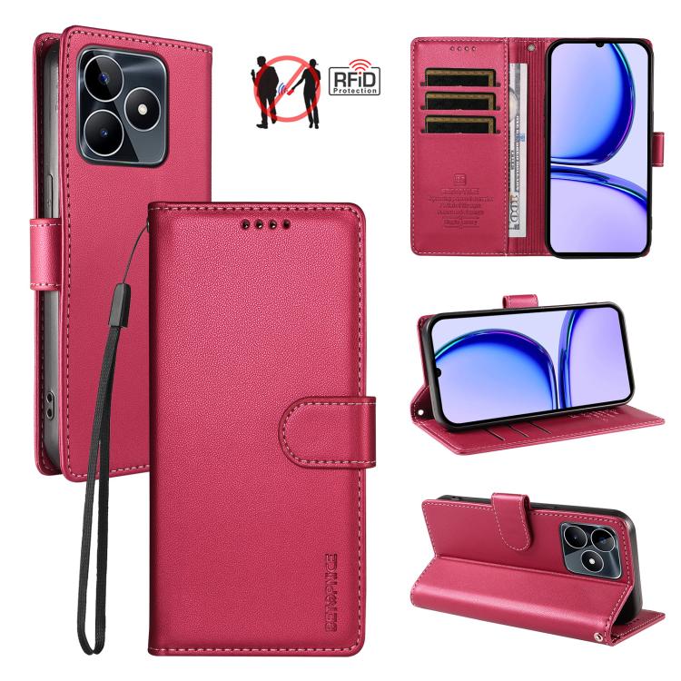 BETOPNICE Pearlescent RFID Vegan Leather Phone Case with Strap — view 65