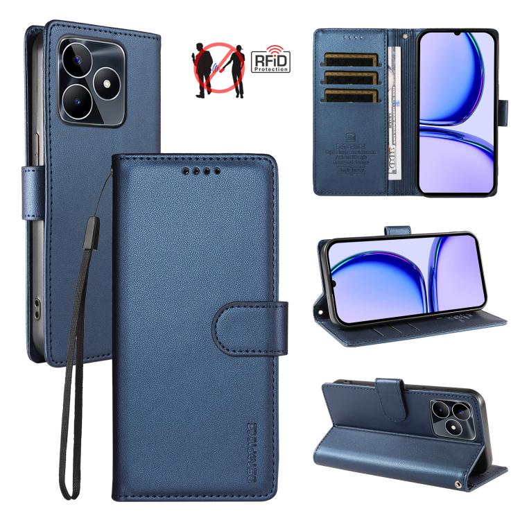 BETOPNICE Pearlescent RFID Vegan Leather Phone Case with Strap — view 66