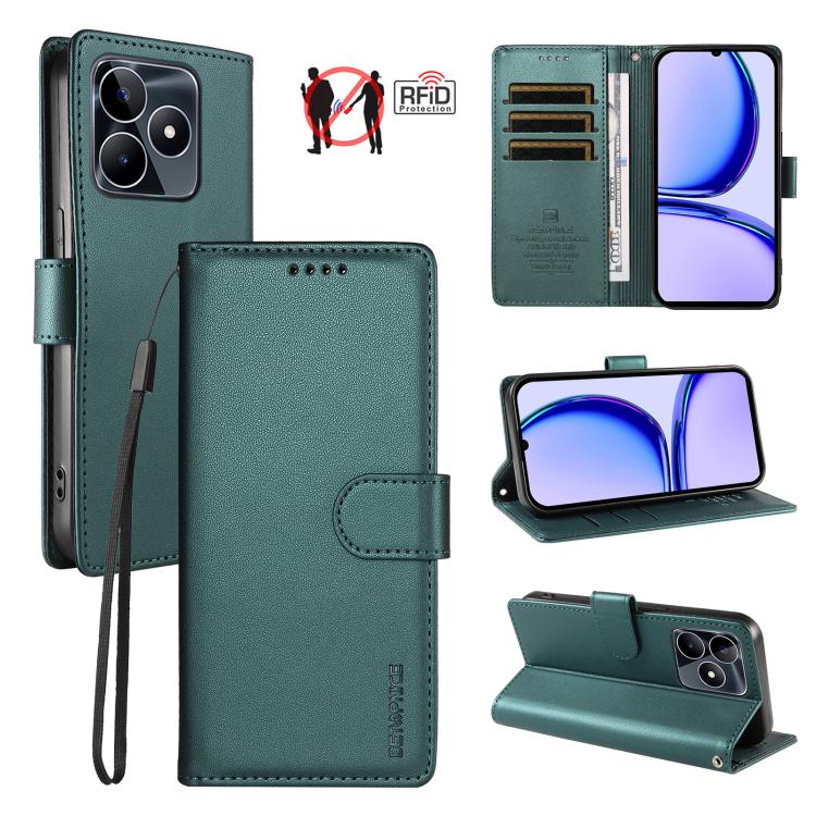 BETOPNICE Pearlescent RFID Vegan Leather Phone Case with Strap — view 67