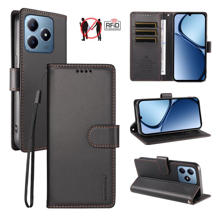 BETOPNICE Pearlescent RFID Vegan Leather Phone Case with Strap — view 49