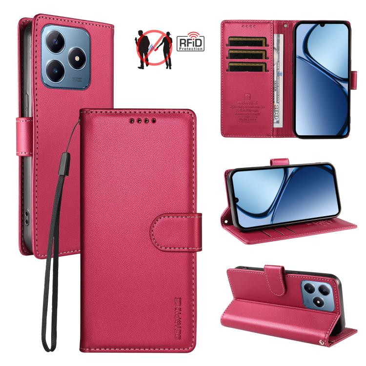 BETOPNICE Pearlescent RFID Vegan Leather Phone Case with Strap — view 50