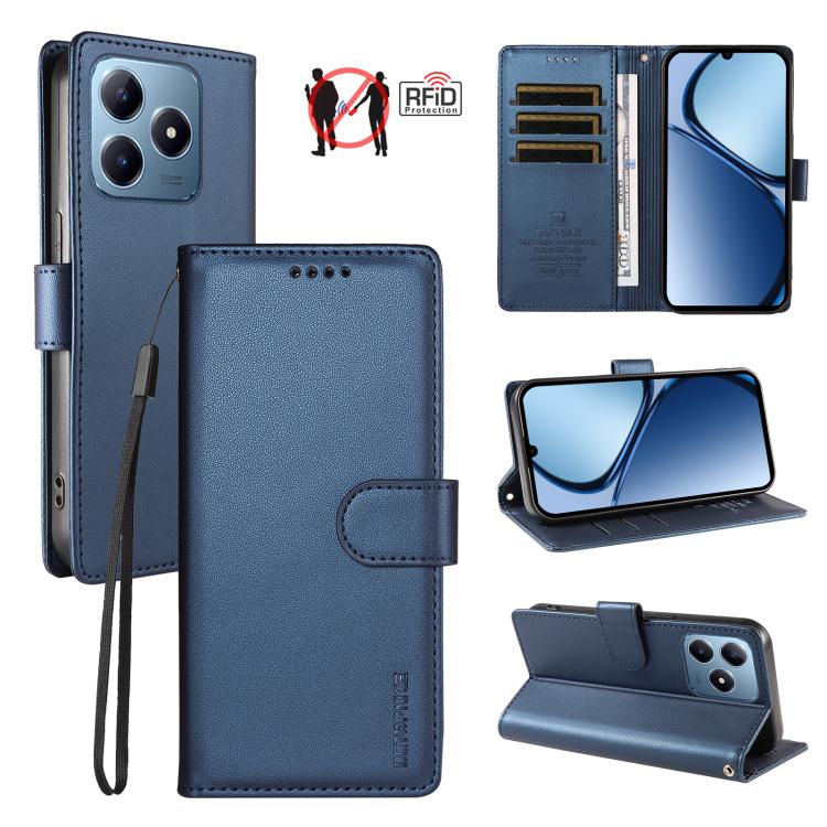 BETOPNICE Pearlescent RFID Vegan Leather Phone Case with Strap — view 51