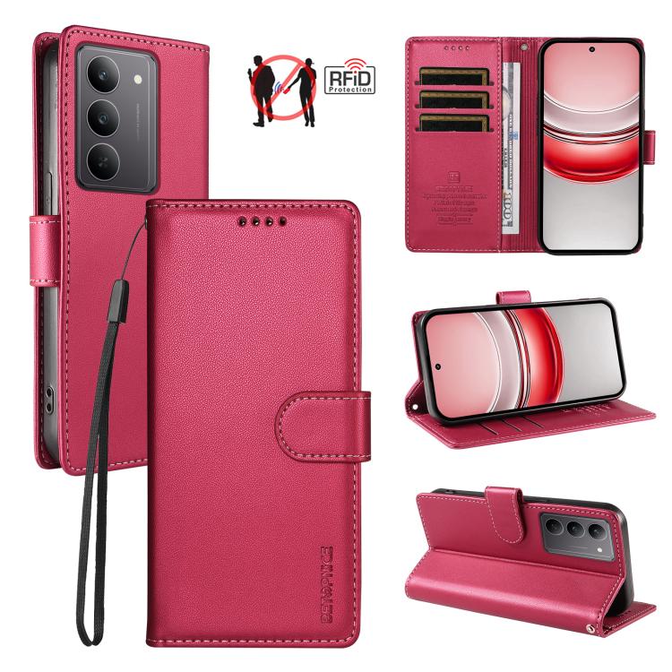 BETOPNICE Pearlescent RFID Vegan Leather Phone Case with Strap — view 60