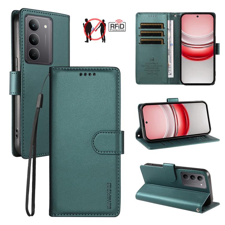 BETOPNICE Pearlescent RFID Vegan Leather Phone Case with Strap — view 62