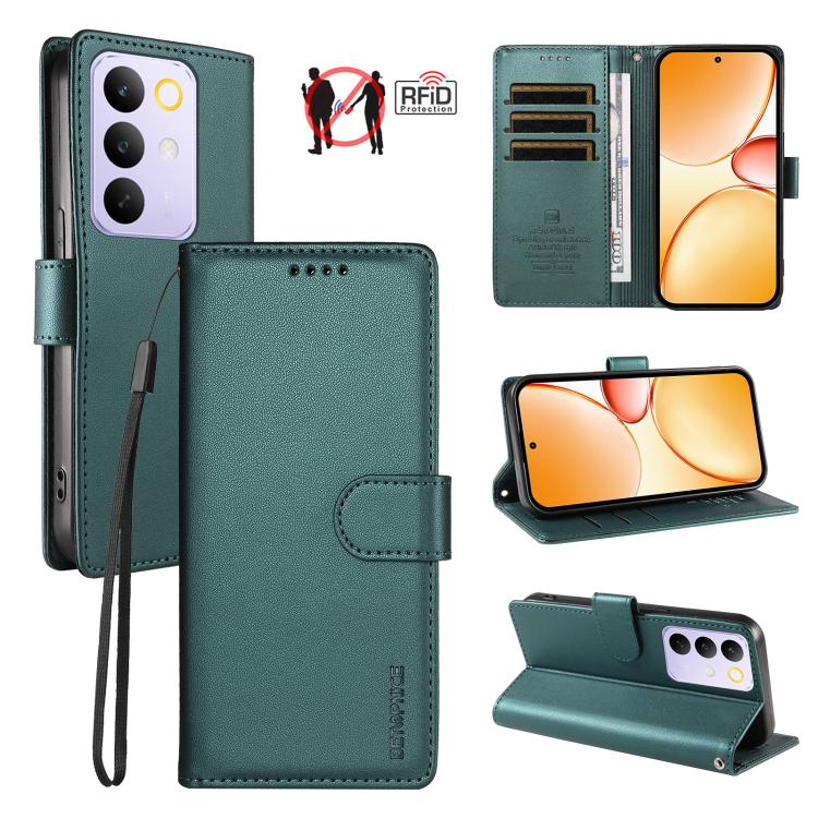 BETOPNICE Pearlescent RFID Vegan Leather Phone Case with Strap — view 47