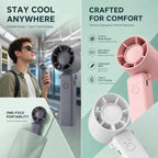 DF-93 Portable Three-Speed Adjustable Foldable Handheld Cooling Fan — view 8