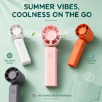 DF-93 Portable Three-Speed Adjustable Foldable Handheld Cooling Fan — view 9