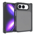 Armor Big Pore PC Hybrid TPU Phone Case with Hinge Guard