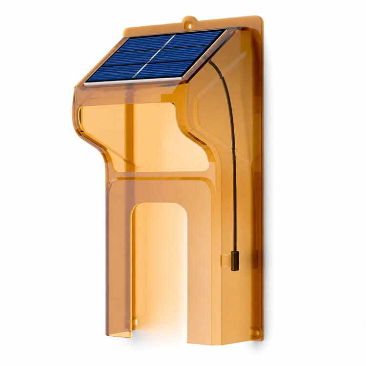 HC-001 Solar Rain Cover for U9 Visual Doorbell — Transparent Cover
