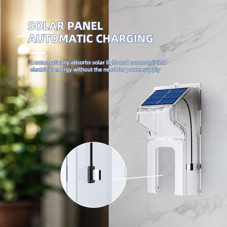 HC-001 Solar Rain Cover for U9 Visual Doorbell — Transparent