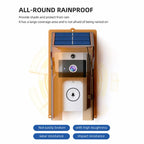 HC-001 Solar Rain Cover for U9 Visual Doorbell — Brown