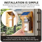 HC-001 Solar Rain Cover for U9 Visual Doorbell — view 6
