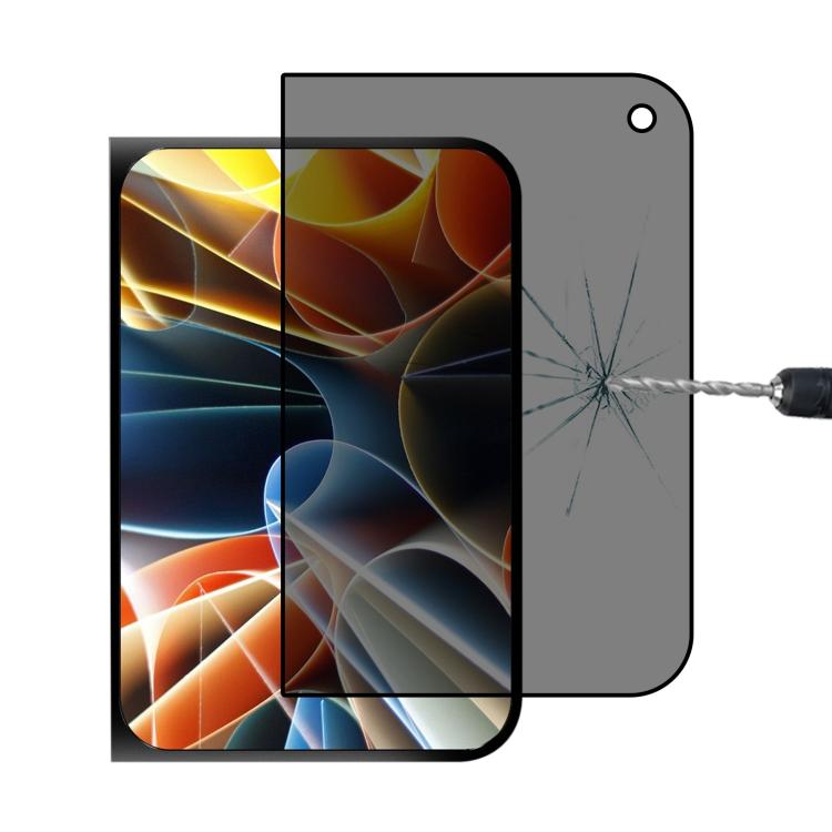 Dustproof 28-Degree Matte Privacy Tempered Glass Film