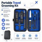 9pcs/Set Portable Stainless Steel Nail Clipper Manicure Tool Set — view 2