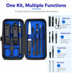9pcs/Set Portable Stainless Steel Nail Clipper Manicure Tool Set — view 4