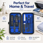 9pcs/Set Portable Stainless Steel Nail Clipper Manicure Tool Set — view 6