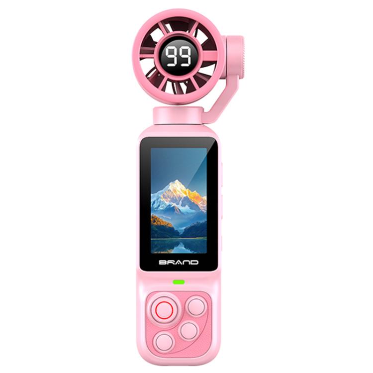 LK-035 Fan Gimbal Pocket Camera 1.97 inch 1080P HD Vlog Video Cam — Orange