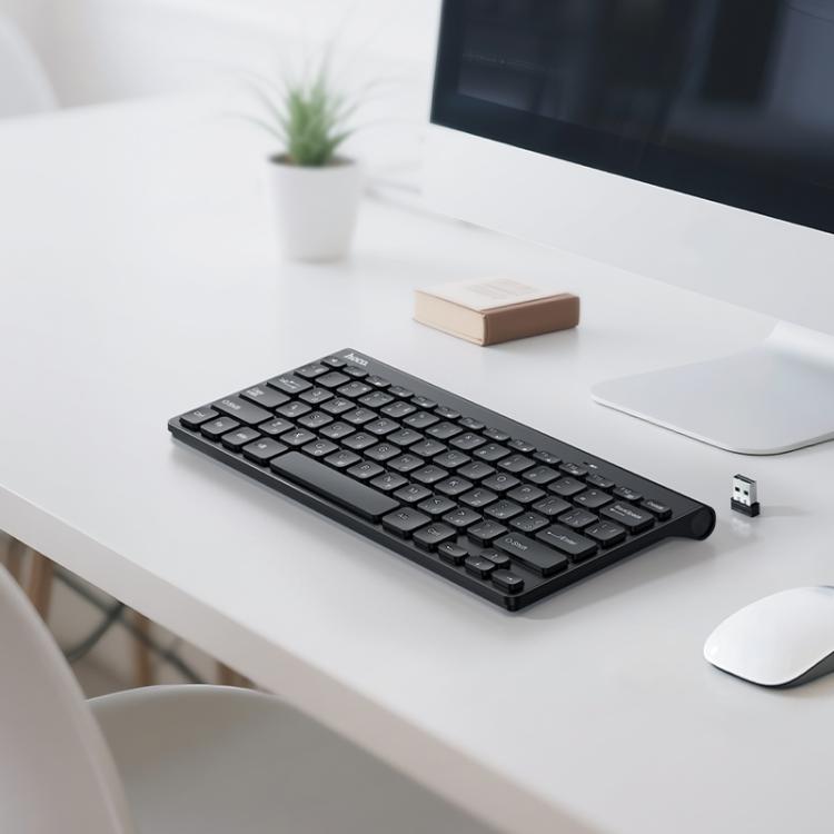 hoco GM70 Dragon Russian 78 Keys Layout 2.4G Wireless mini Keyboard