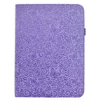 Rotatable Butterfly Embossed Vegan Leather Smart Tablet Case — For iPad mini 8 2026