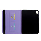 Rotatable Butterfly Embossed Vegan Leather Smart Tablet Case — For iPad mini 2024 / mini 6