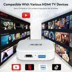 MMB WJAN-TV 2.0 Car AI Box Wired to Wireless Android Auto CarPlay Adapter — view 4