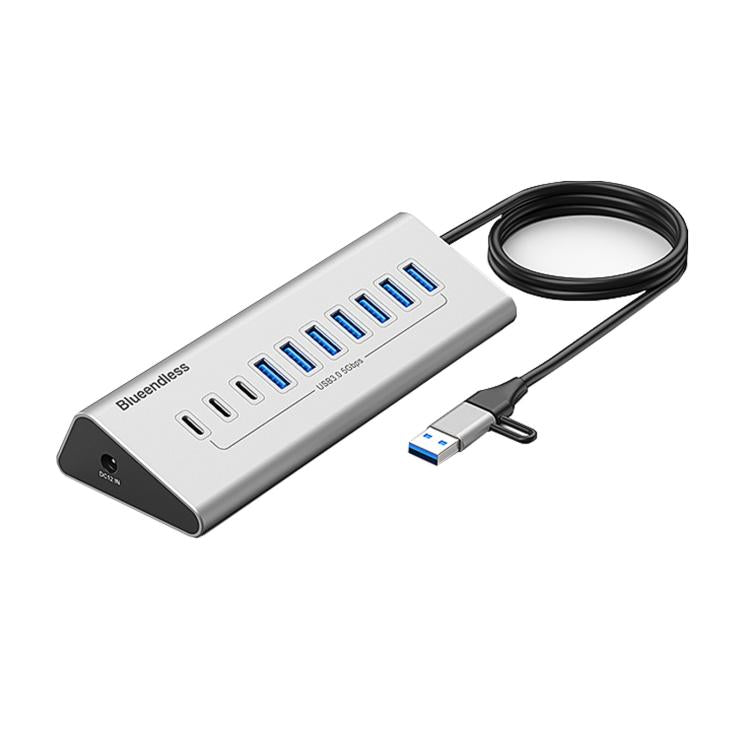 Blueendless Type-C / USB-C 2 in 1 Multifunctional HUB Docking Station UK Plug — view 8