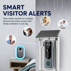 M20 HD Night Vision Wireless Two-Way Intercom Video Doorbell with Solar Power Rainproof Cover — view 12