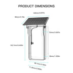M20 HD Night Vision Wireless Two-Way Intercom Video Doorbell with Solar Power Rainproof Cover — view 18