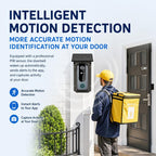 M20 HD Night Vision Wireless Two-Way Intercom Video Doorbell with Solar Power Rainproof Cover — view 8