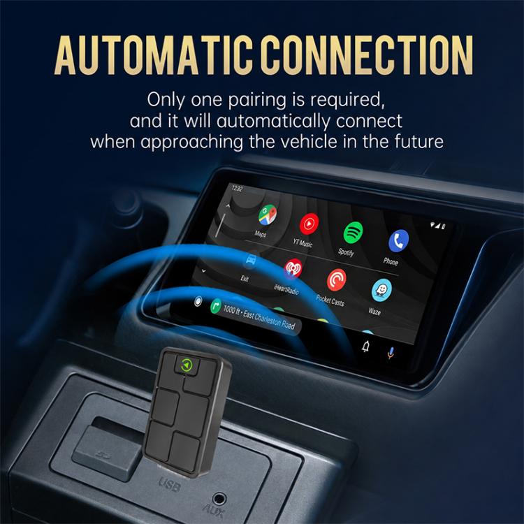 2 in 1 Car mini Smart Box Wired to Wireless Android Auto CarPlay Adapter — view 7