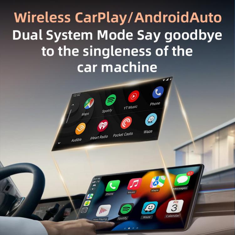 2 in 1 Car mini Smart Box Wireless Android Auto CarPlay Adapter