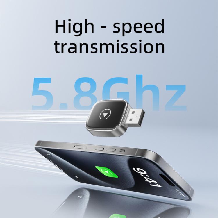 2 in 1 Car mini Smart Box Bluetooth5.4+WiFi6 Wireless Android Auto CarPlay Adapter