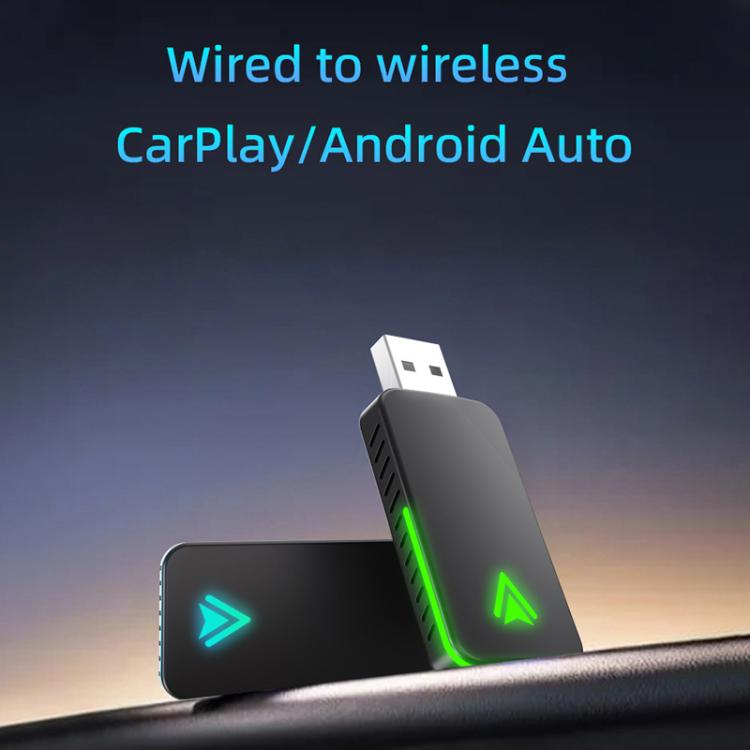 2 in 1 Car mini Smart Box Wired to Wireless Android Auto CarPlay Adapter