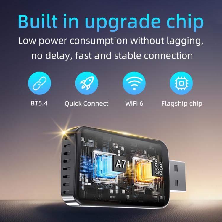 2 in 1 Car mini Smart Box Wired to Wireless Android Auto CarPlay Adapter