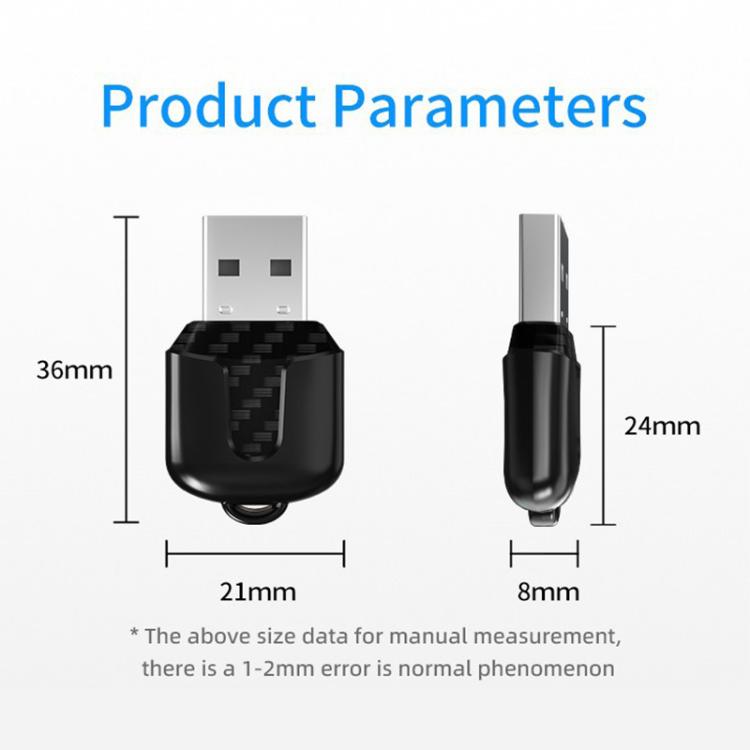 2 in 1 Car Thumb mini Smart Box Bluetooth5.4+WiFi6 Wireless Android Auto CarPlay Adapter