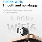 2 in 1 Car Thumb mini Smart Box Bluetooth5.4+WiFi6 Wireless Android Auto CarPlay Adapter
